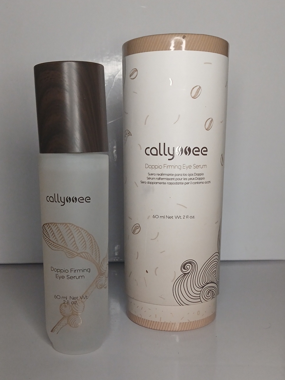 NIB 2 Oz Callyssee Doppio Firming Eye Serum